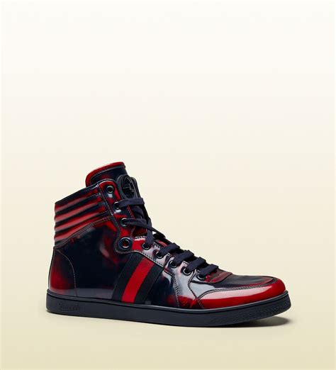 blue red gucci|red and blue Gucci shoes.